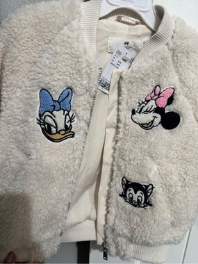 NWT Disney Minnie Mouse Sherpa Jacket- size 2-4yrs